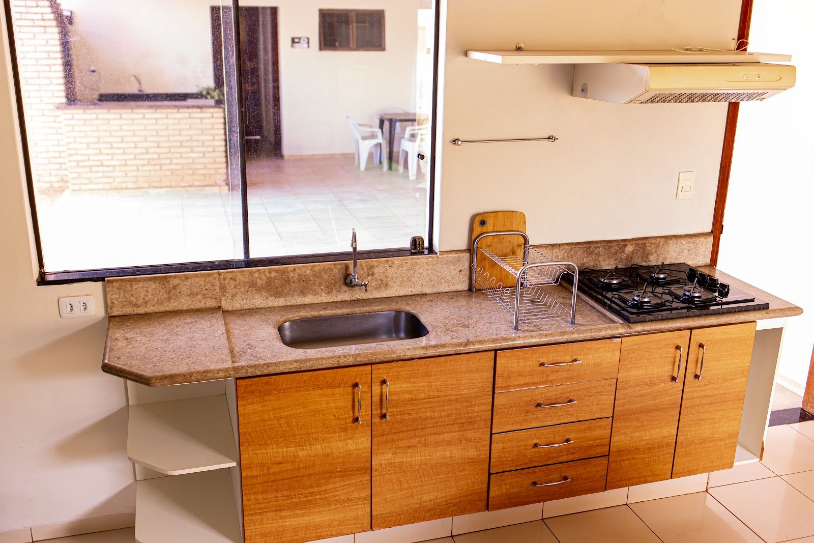 Cozinha e estrutura — Pousada Casa Shanti