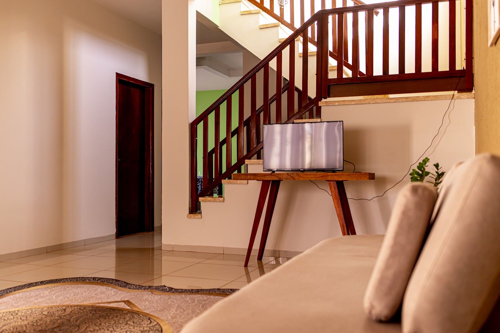 Sala e convivência — Pousada Casa Shanti