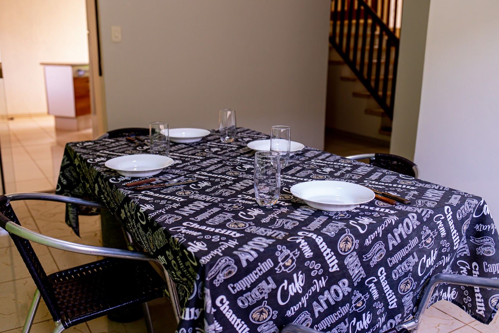Sala e convivência — Pousada Casa Shanti