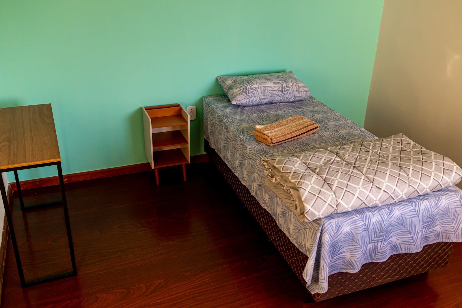 Quartos de solteiro da Pousada Casa Shanti
