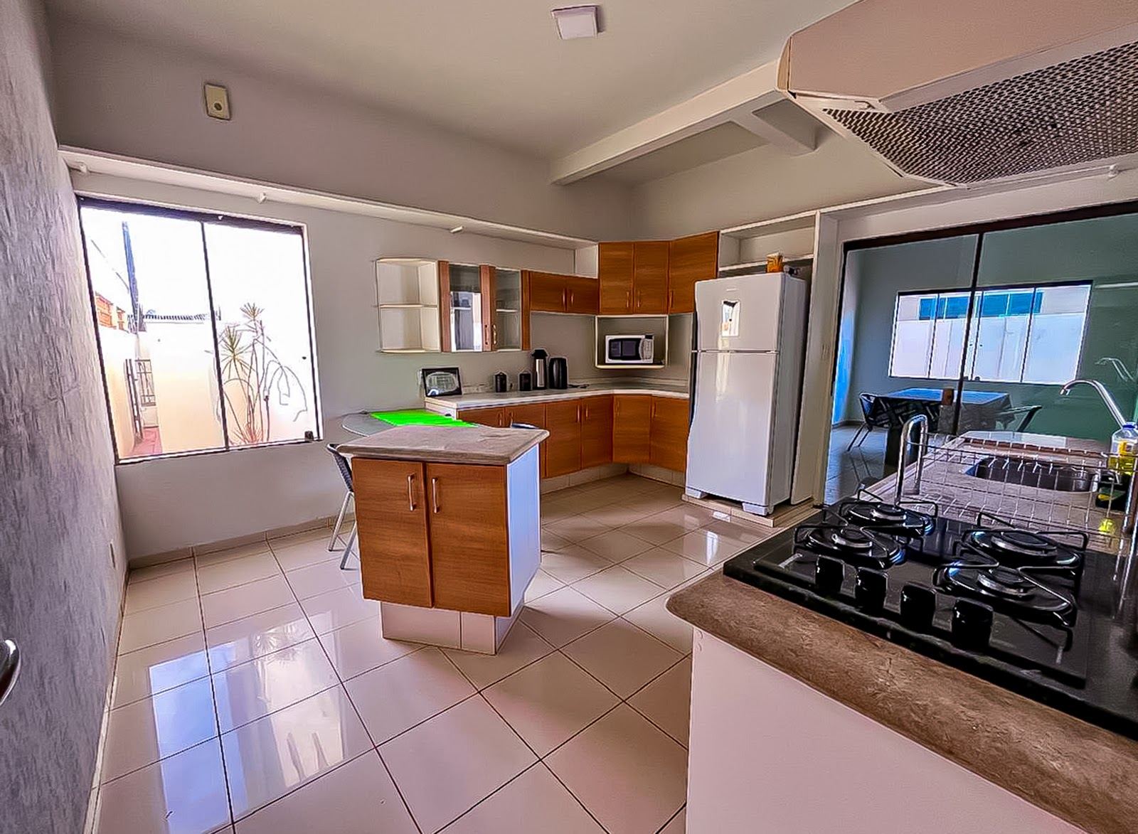 Cozinha e estrutura — Pousada Casa Shanti